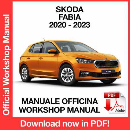 WORKSHOP MANUAL SERVICE REPAIR SKODA FABIA 4 (2020-2023) (EN)