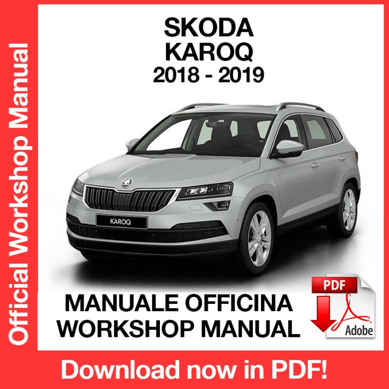 WORKSHOP MANUAL SERVICE REPAIR SKODA KAROQ (2018-2019) (EN)
