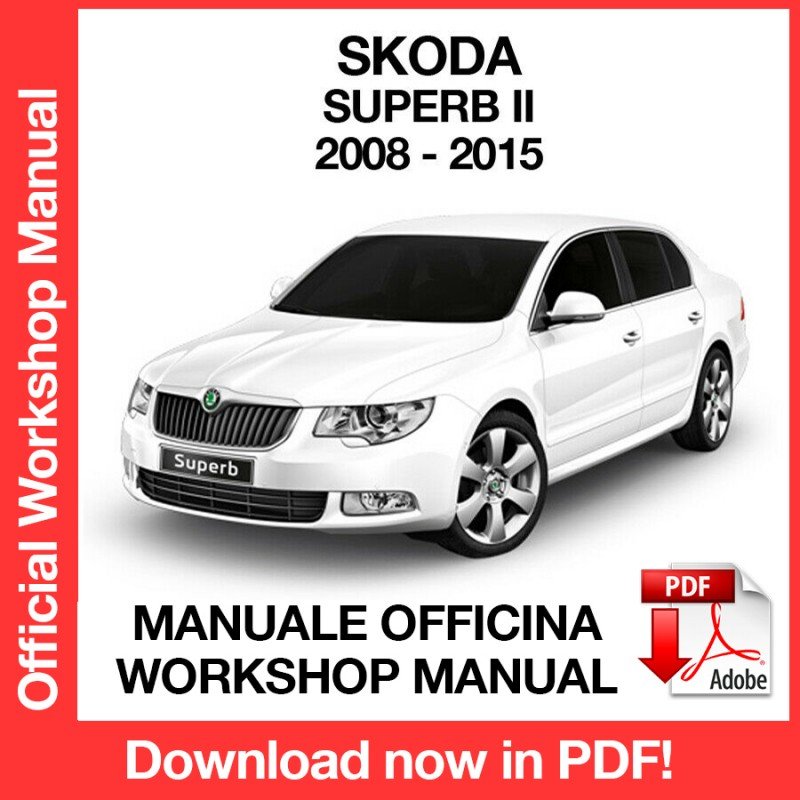 WORKSHOP MANUAL SERVICE REPAIR SKODA SUPERB MK2 (2008-2015) (EN)