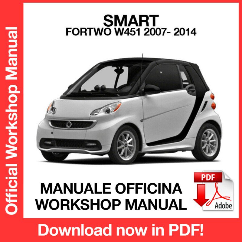 WORKSHOP MANUAL SERVICE REPAIR SMART FORTWO W451 (2007-2014) (EN)