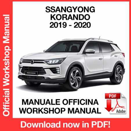 WORKSHOP MANUAL SERVICE REPAIR SSANGYONG KORANDO C300 (2019-2020) (EN)