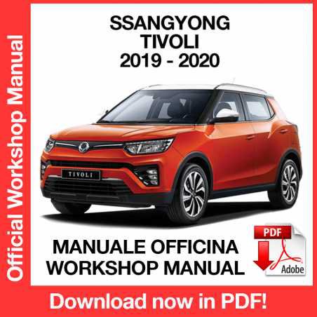 WORKSHOP MANUAL SERVICE REPAIR SSANGYONG TIVOLI X150 (2019-2020) (EN)