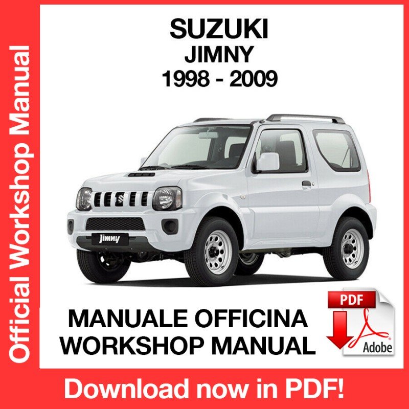 WORKSHOP MANUAL SERVICE REPAIR SUZUKI JIMNY (1998-2009) (EN)