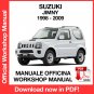 WORKSHOP MANUAL SERVICE REPAIR SUZUKI JIMNY (1998-2009) (EN)