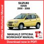 WORKSHOP MANUAL SERVICE REPAIR SUZUKI IGNIS (2000-2008) (EN)