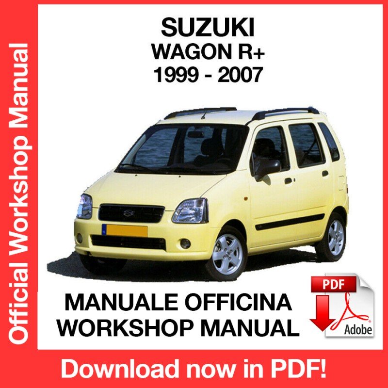 WORKSHOP MANUAL SERVICE REPAIR SUZUKI WAGON R+ (1999-2007) (EN)