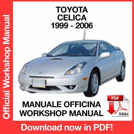 WORKSHOP MANUAL SERVICE REPAIR TOYOTA CELICA T230 (1999-2006) (EN)
