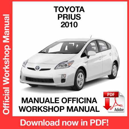 WORKSHOP MANUAL SERVICE REPAIR TOYOTA PRIUS (2010) (EN)