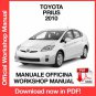WORKSHOP MANUAL SERVICE REPAIR TOYOTA PRIUS (2010) (EN)