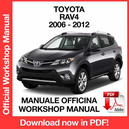 WORKSHOP MANUAL SERVICE REPAIR TOYOTA RAV4 AC30 (2006-2012) (EN)