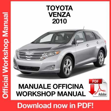 WORKSHOP MANUAL SERVICE REPAIR TOYOTA VENZA (2010) (EN)