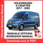 WORKSHOP MANUAL SERVICE REPAIR VOLKSWAGEN E-CRAFTER (2017-2023) (EN)