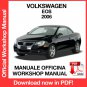 WORKSHOP MANUAL SERVICE REPAIR VOLKSWAGEN EOS (2006) (EN)