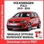 WORKSHOP MANUAL SERVICE REPAIR VOLKSWAGEN POLO (2010-2018) (EN)