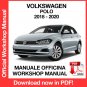 WORKSHOP MANUAL SERVICE REPAIR VOLKSWAGEN POLO (2018-2020) (EN)