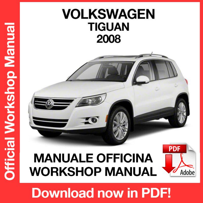 WORKSHOP MANUAL SERVICE REPAIR VOLKSWAGEN TIGUAN (2008) (EN)