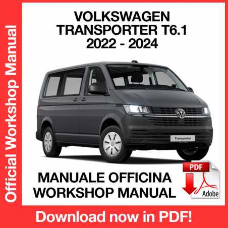 WORKSHOP MANUAL SERVICE REPAIR VOLKSWAGEN TRANSPORTER T6.1 (2022-2024) (EN)
