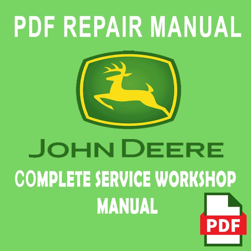 John Deere Gator XUV 855D Service Repair & Technical Workshop Manual PDF