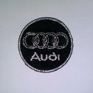 AUDI AUTO CAR  SPORTS iron on embroiderED patch 1.5" X 1.5"  IncHES