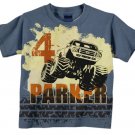 Boys Monster Truck Shirt, Personalized Birthday T-Shirt, Boys Shirt, Boys Top
