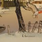 H. Hargrove Signed Serigraph