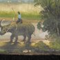 Antique Canvas Painting, Signed, Mid 1940's