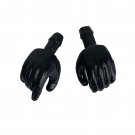3.75 vintage/modern style gloved hands