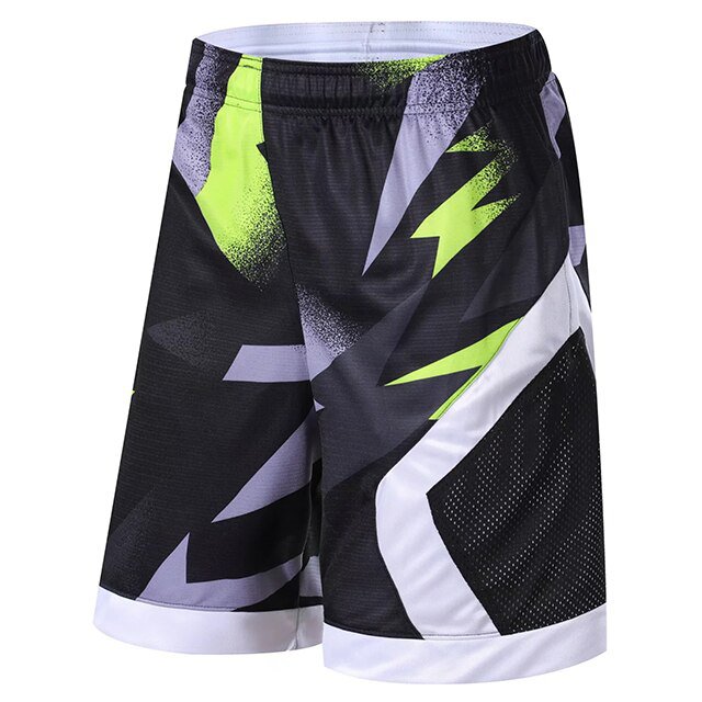 Basketball Shorts Sport Loose Shorts Men black green Shorts