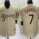 Corbin Carroll Diamondbacks Gold 2021 City Connect Replica Jersey