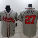Austin Riley Braves Gray Road Replica Jersey