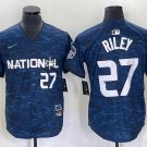 Austin Riley Braves Navy 2023 MLB All-Star Game Replica Jersey