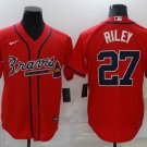 Austin Riley Braves Red Alternate Replica Jersey