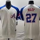 Austin Riley Braves White 2023 City Connect The A Replica Jersey