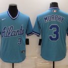 Dale Murphy Braves Light Blue Cooperstown Jersey
