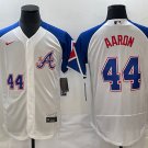 Hank Aaron Braves White 2023 City Connect The A Authentic Jersey