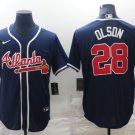 Matt Olson Braves Navy Alternate Replica Jersey