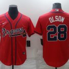 Matt Olson Braves Red Alternate Replica Jersey