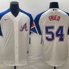 Max Fried Braves White 2023 City Connect The A Replica Jersey