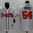Max Fried Braves White Home Replica Jersey