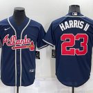 Michael Harris II Braves Navy Alternate Replica Jersey