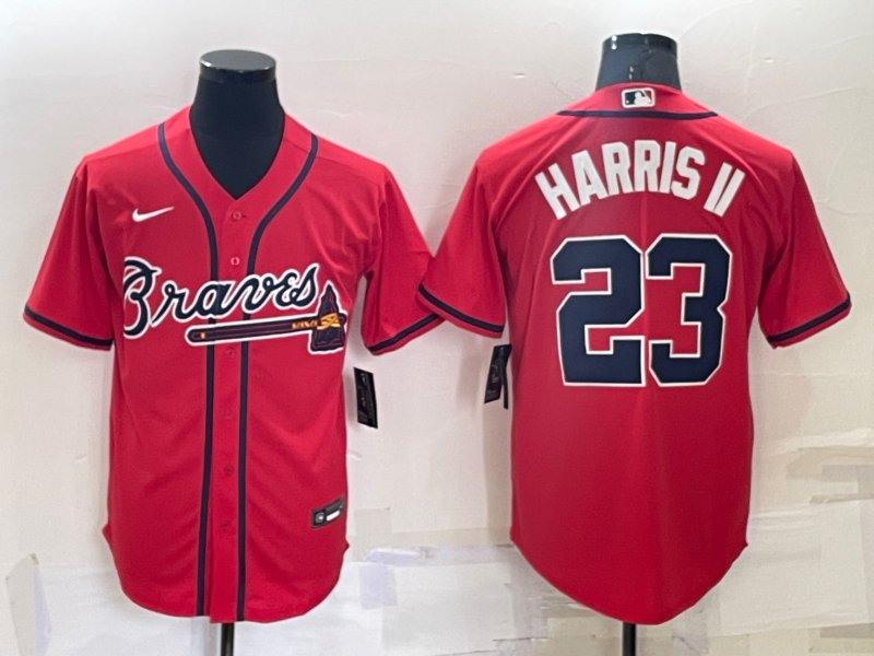 Michael Harris II Braves Red Alternate Replica Jersey