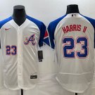 Michael Harris II Braves White 2023 City Connect The A Authentic Jersey