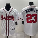 Michael Harris II Braves White Home Replica Jersey