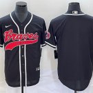 Team Braves Black Fashion Replica Jersey
