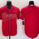 Team Braves Red Fashion Replica Jersey