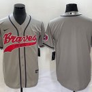 Team Braves Gray Fashion Replica Jersey