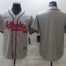Team Braves Gray Replica Road Jersey