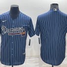 Team Braves Navy Throwback Replica Jersey