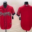 Team Braves Red Fashion Replica Jersey