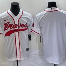 Team Braves White Replica Jersey